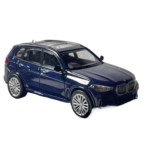 Mini Auto Spielzeug 1/64 Für BMW X5 G05 Druckguss Metall Spielzeug Auto Hobby Sammlung Für Legierung Modell Weihnachten Souvenir Wohnkultur(Blue) von CYQOCD