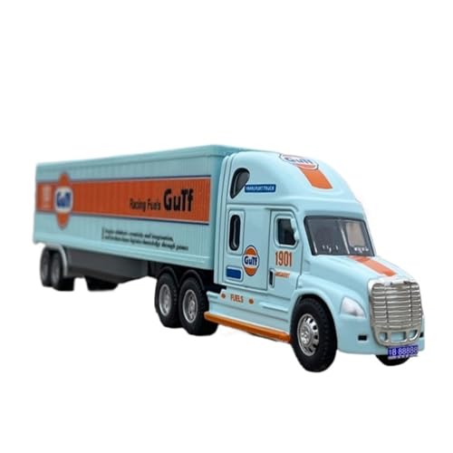 Mini Auto Spielzeug 1/64 Für Dragon Container Transport LKW Legierung Kühlcontainer Auto Modell Spielzeug Anhänger Wohnkultur(Green) von CYQOCD