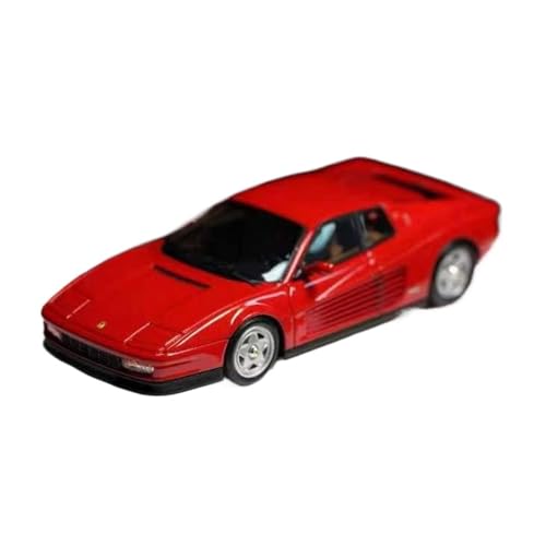 Mini Auto Spielzeug 1/64 Für Ferrari Testarossa Rotes Harzautomodell Exklusives Sammlerfahrzeug Enthusiasten-Display Wohnkultur von CYQOCD