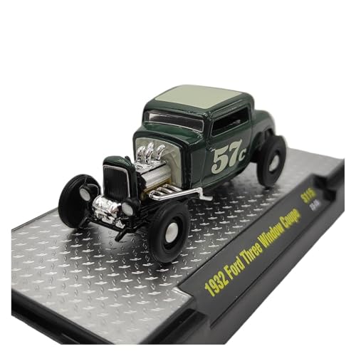 Mini Auto Spielzeug 1/64 Für Ford Bridge Run Legierung Sammlerautomodell Dreifensterversion Retro-Metallfahrzeug 1932 Wohnkultur von CYQOCD