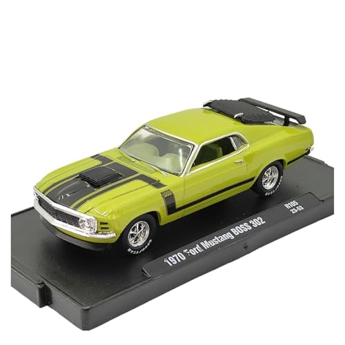Mini Auto Spielzeug 1/64 Für Ford Mustang BOSS 302 1970 Legierung Auto Modell Blau Grün Ornament Familie Desktop Ornament Wohnkultur Mini Auto Spielzeug 1/64 Für Ford Mustang BOSS 302 1970 Legierung Auto Modell Blau Grün Ornament Familie Desktop Ornament Wohnkultur von CYQOCD