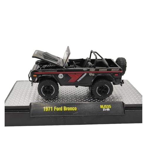 Mini Auto Spielzeug 1/64 Für Ford SUV Modell Cabrio Legierung Modell Maßstab Druckguss Fahrzeug Fenster Display Schwarz 1971 Wohnkultur von CYQOCD