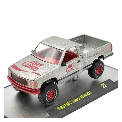 Mini Auto Spielzeug 1/64 Für GMC Sierra 1500 4xa 1998 Rotes Rad Pickup Truck Legierung Modell Ornament Erwachsenen Sammlung Wohnkultur Mini Auto Spielzeug 1/64 Für GMC Sierra 1500 4xa 1998 Rotes Rad Pickup Truck Legierung Modell Ornament Erwachsenen Sammlung Wohnkultur von CYQOCD