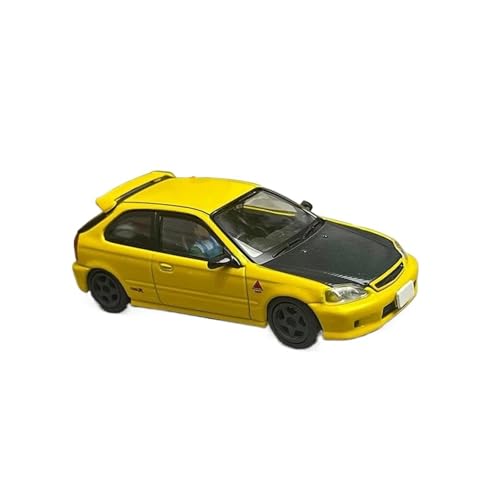 Mini Auto Spielzeug 1/64 Für Honda Ek9 Rennwagenmodell Simulation Legierungsautomodell Classic Collection Display Wohnkultur von CYQOCD