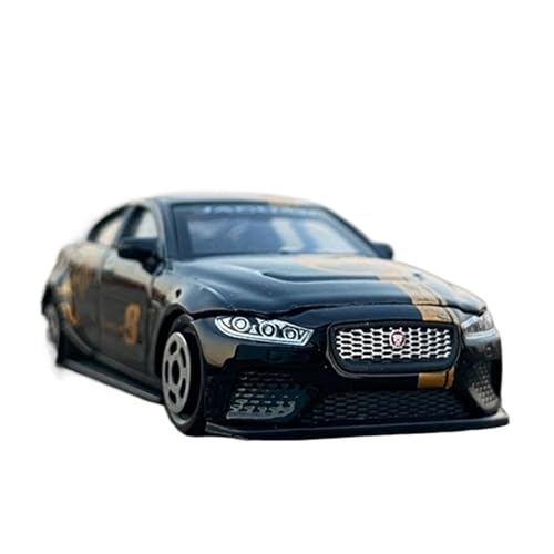 Mini Auto Spielzeug 1/64 Für JaguarXE SV Project8 Legierung Miniatur-Automodell Mit Stoßdämpfer Spielzeug Geeignet Für Geburtstag Wohnkultur(Black) von CYQOCD