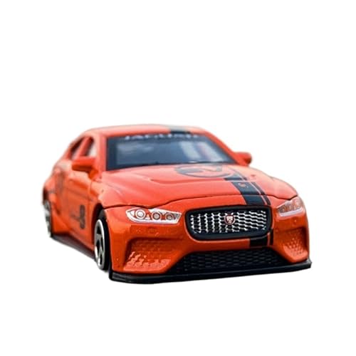 Mini Auto Spielzeug 1/64 Für JaguarXE SV Project8 Legierung Miniatur-Automodell Mit Stoßdämpfer Spielzeug Geeignet Für Geburtstag Wohnkultur(Orange) von CYQOCD