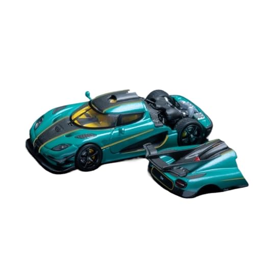 Mini Auto Spielzeug 1/64 Für Koenigsegg One:1 Legierung Sportwagen Maßstab Automodell Metall Grün Geeignet Für Unabhängiges Spielen Wohnkultur von CYQOCD