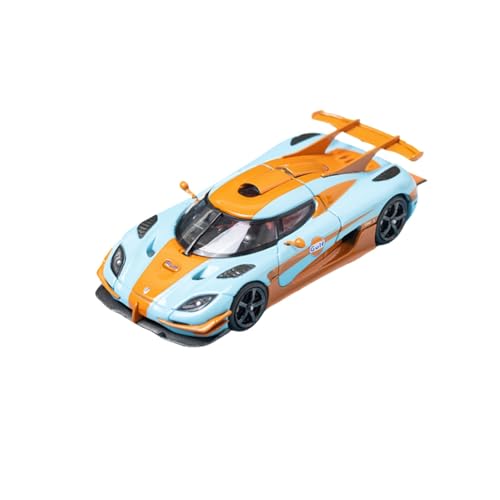 Mini Auto Spielzeug 1/64 Für Koenigsegg One1 Hintere Abdeckung Kann Geöffnet Werden Supercar Legierung Automodelle Indoor Spielzeug Wohnkultur(Blue) von CYQOCD