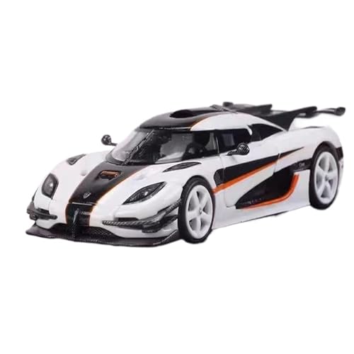 Mini Auto Spielzeug 1/64 Für Koenigsegg One1 Hintere Abdeckung Kann Geöffnet Werden Supercar Legierung Automodelle Indoor Spielzeug Wohnkultur(White) von CYQOCD