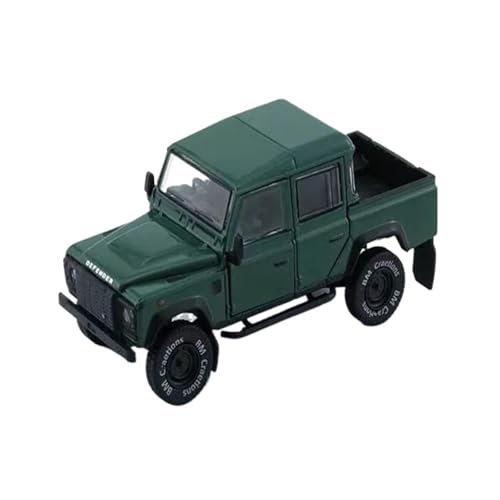 Mini Auto Spielzeug 1/64 Für Land Rover 110 2016 Legierung Pickup Automodelle Spielzeug Sammlerstücke Statische Desktop-Ornamente Wohnkultur(Green) von CYQOCD