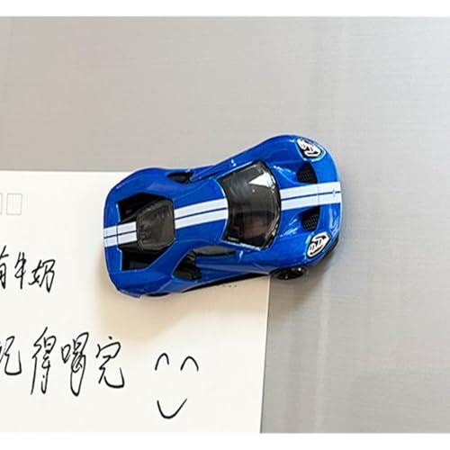 Mini Auto Spielzeug 1/64 Für Magnetisches Metallautomodell Toyota Speedmaster Spielzeug-Sportwagen-Ornamente Für Die Heimdekoration Wohnkultur(Ford GT 2017-Blue) von CYQOCD