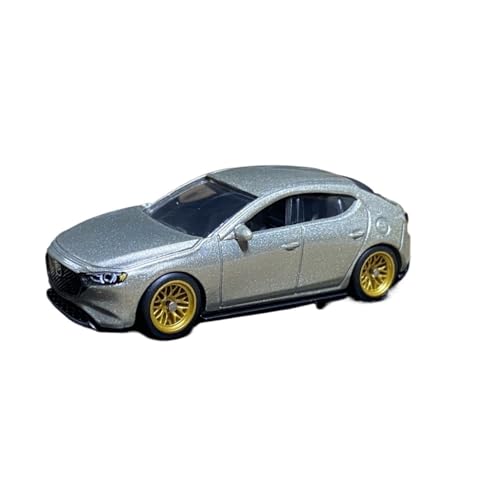 Mini Auto Spielzeug 1/64 Für Mazda 3 Vergriffene Serie Sammlerlegierung Spielzeugauto Modell Heimdekoration Silber Wohnkultur von CYQOCD