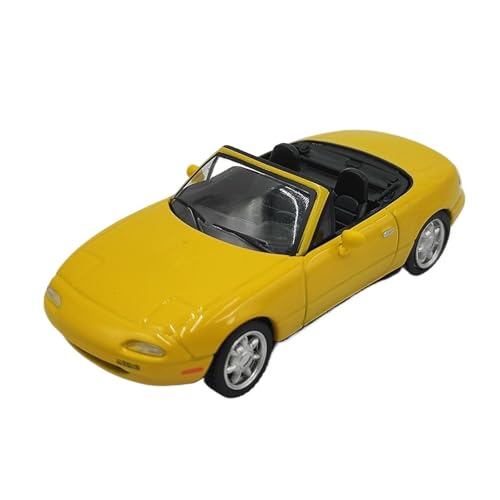 Mini Auto Spielzeug 1/64 Für Mazda MX-5 Cabrio-Sportwagen Gelb Legierung Automodell Home Fahrzeug Innendekoration Wohnkultur Mini Auto Spielzeug 1/64 Für Mazda MX-5 Cabrio-Sportwagen Gelb Legierung Automodell Home Fahrzeug Innendekoration Wohnkultur von CYQOCD