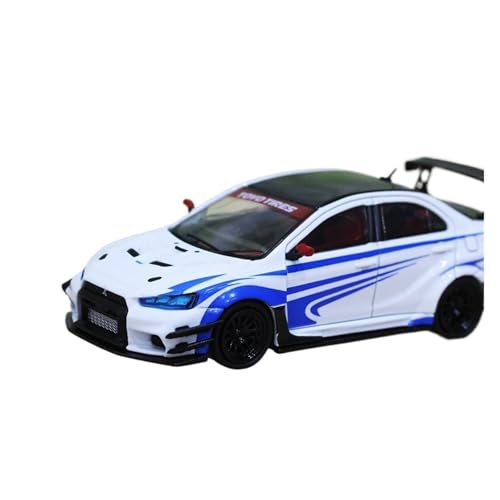 Mini Auto Spielzeug 1/64 Für Mitsubishi EVO IX Modifiziertes Graues Kohlefaser-Legierungsautomodell Blaue Malerei Supercar-Spielzeug Wohnkultur Mini Auto Spielzeug 1/64 Für Mitsubishi EVO IX Modifiziertes Graues Kohlefaser-Legierungsautomodell Blaue Malerei Supercar-Spielzeug Wohnkultur von CYQOCD