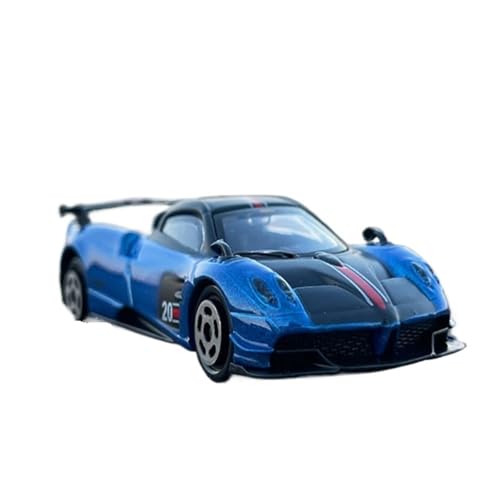 Mini Auto Spielzeug 1/64 Für Pagani Huaya BC Legierung Auto Druckgussmodell Stoßdämpfende Simulation Spielzeug Ornamente Wohnkultur(Blue) von CYQOCD