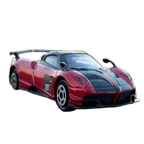 Mini Auto Spielzeug 1/64 Für Pagani Huaya BC Legierung Auto Druckgussmodell Stoßdämpfende Simulation Spielzeug Ornamente Wohnkultur(Red) von CYQOCD