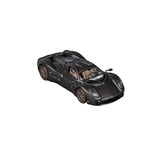 Mini Auto Spielzeug 1/64 Für Pagani Utopia Vollcarbon-Legierung Druckguss-Automodell Ornament Schwarz Blau Spielzeug Wohnkultur(Black) von CYQOCD