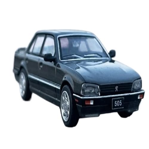 Mini Auto Spielzeug 1/64 Für Peugeot 505 Limousine Legierung Automodell Schiebedämpfung Taschenspielzeug Ornamente Wohnkultur(Gray) von CYQOCD