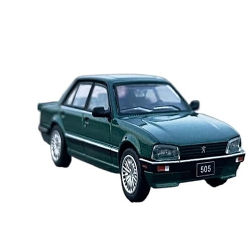 Mini Auto Spielzeug 1/64 Für Peugeot 505 Limousine Legierung Automodell Schiebedämpfung Taschenspielzeug Ornamente Wohnkultur(Green) von CYQOCD