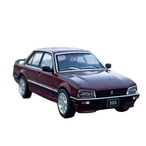 Mini Auto Spielzeug 1/64 Für Peugeot 505 Limousine Legierung Automodell Schiebedämpfung Taschenspielzeug Ornamente Wohnkultur(Red) von CYQOCD
