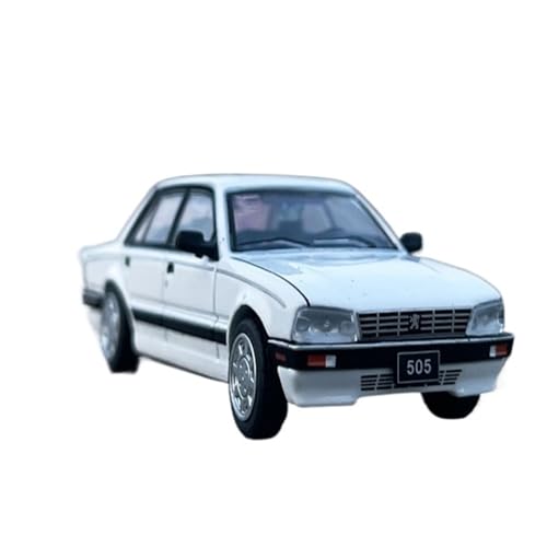 Mini Auto Spielzeug 1/64 Für Peugeot 505 Limousine Legierung Automodell Schiebedämpfung Taschenspielzeug Ornamente Wohnkultur(White) von CYQOCD