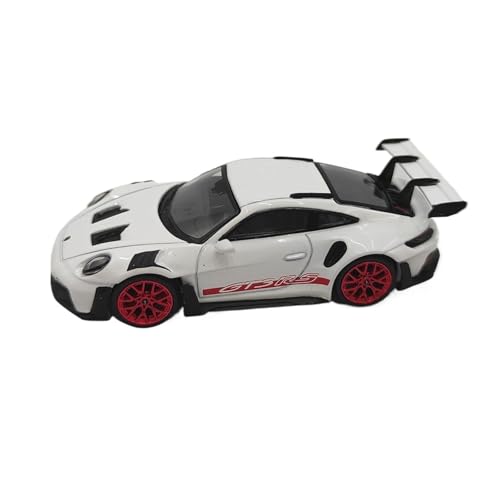 Mini Auto Spielzeug 1/64 Für Porsche 911 GT3 RS Rote Räder Mini Legierung Auto Modell Weiß Supercar Realistische Fahrzeug Wohnkultur Mini Auto Spielzeug 1/64 Für Porsche 911 GT3 RS Rote Räder Mini Legierung Auto Modell Weiß Supercar Realistische Fahrzeug Wohnkultur von CYQOCD