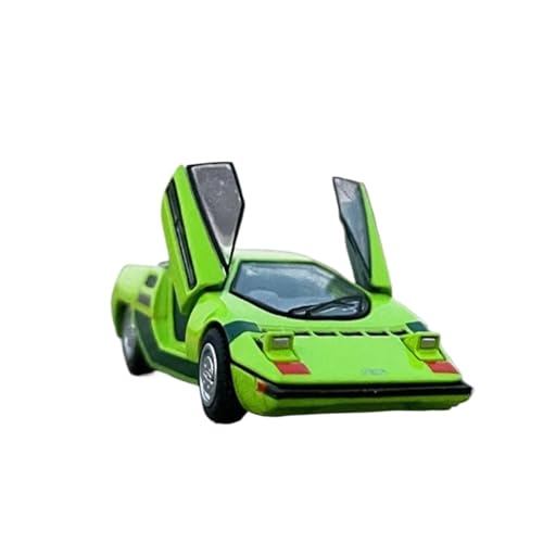 Mini Auto Spielzeug 1/64 Für Scherentür-Sportwagen Legierungsautomodell Flip-Popup-Lichtversion Zu Öffnendes Türfahrzeug Wohnkultur(Green) von CYQOCD