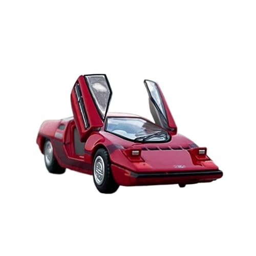 Mini Auto Spielzeug 1/64 Für Scherentür-Sportwagen Legierungsautomodell Flip-Popup-Lichtversion Zu Öffnendes Türfahrzeug Wohnkultur(Red A) von CYQOCD