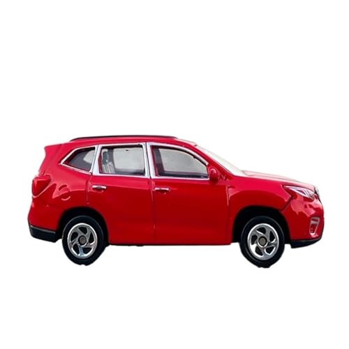 Mini Auto Spielzeug 1/64 Für Subaru Forester Mini-Legierung Automodell Stoßdämpfer Realistisches SUV Druckguss-Spielzeug 2021 Wohnkultur(Red) von CYQOCD