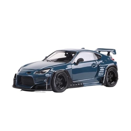 Mini Auto Spielzeug 1/64 Für Toyota GT86 Rocket Bunny Breitbau Modifizierte Version Legierung Automodell Mehrfarbige Supercar-Serie Wohnkultur(Blue) von CYQOCD
