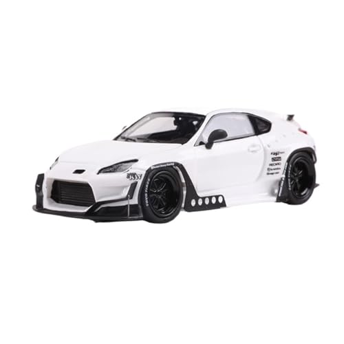 Mini Auto Spielzeug 1/64 Für Toyota GT86 Rocket Bunny Breitbau Modifizierte Version Legierung Automodell Mehrfarbige Supercar-Serie Wohnkultur(White) von CYQOCD