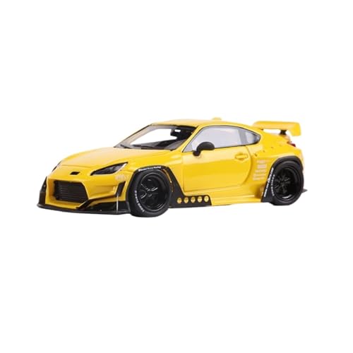 Mini Auto Spielzeug 1/64 Für Toyota GT86 Rocket Bunny Breitbau Modifizierte Version Legierung Automodell Mehrfarbige Supercar-Serie Wohnkultur(Yellow) von CYQOCD