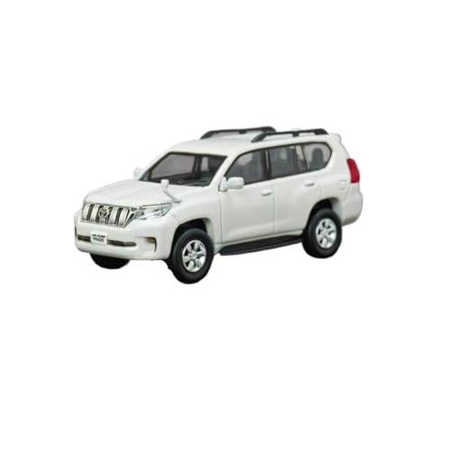 Mini Auto Spielzeug 1/64 Für Toyota Prado Legierung Automodell Geländewagen Indoor Spiel Reise Spielzeug Auto Dekoration Wohnkultur(White) von CYQOCD