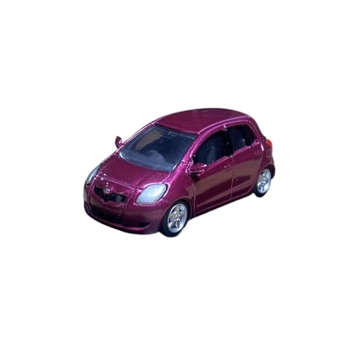 Mini Auto Spielzeug 1/64 Für Toyota Yaris Vergriffene Serie Lila Simulation Ornamente Legierung Auto Statische Anzeige Wohnkultur von CYQOCD
