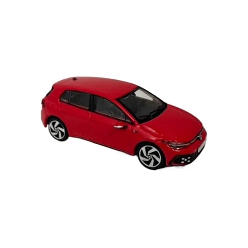 Mini Auto Spielzeug 1/64 Für Vw Golf R Mk8 Oldtimer Legierung Auto Modell Erwachsene Sammler Display Spielzeug Home Dekoration Wohnkultur(Red) von CYQOCD