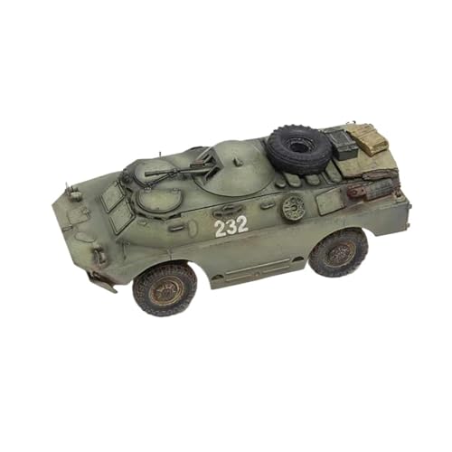 Mini Auto Spielzeug 1/72 Für BRDM-2 Gepanzertes Radfahrzeug BRDM2 Simulation ABS Panzermodell Souvenirspielzeug Wohnkultur von CYQOCD