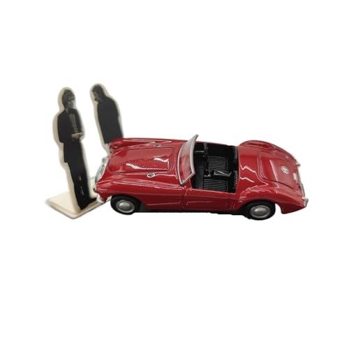 Mini Auto Spielzeug 1/72 Für MG MGA Sportwagen Legierung Sammlung Modell Cabrio Metall Fahrzeug Dekoration Rot 1955 Wohnkultur von CYQOCD
