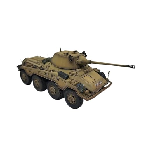 Mini Auto Spielzeug 1/72 Für Sd.Kfz 234/1 Achträdriges Schweres Panzeraufklärungsfahrzeug Militärpanzer Souvenir Wohnkultur(Beige A) von CYQOCD