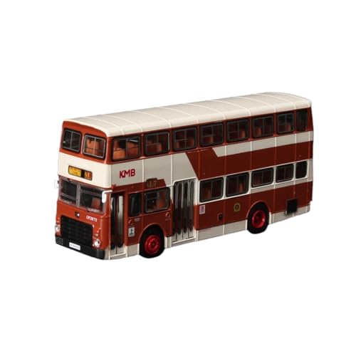 Mini Auto Spielzeug 1/76 Für KMB Doppeldeckerbus Tsim Sha Tsui Route 206 CM3897 Legierungsbusmodell Rotes Miniauto Wohnkultur von CYQOCD