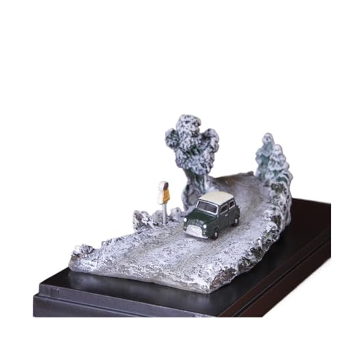 Mini Auto Spielzeug 1/87 Für Modellszene Sandtisch Mit Bemaltem Mini Cooper Schneefahren Realistische Szene Ornamente Wohnkultur Mini Auto Spielzeug 1/87 Für Modellszene Sandtisch Mit Bemaltem Mini Cooper Schneefahren Realistische Szene Ornamente Wohnkultur von CYQOCD