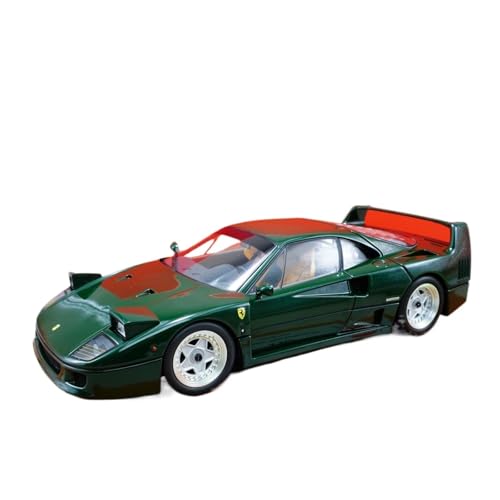 Mini Auto Spielzeug 1 18 Für Ferrari F40 Collector's Edition Rot Grün Simulation Ornament Legierung Auto Modell Raum Sammlung Wohnkultur(Green) von CYQOCD