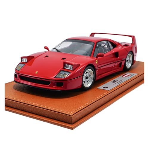 Mini Auto Spielzeug 1 18 Für Ferrari F40 Collector's Edition Rot Grün Simulation Ornament Legierung Auto Modell Raum Sammlung Wohnkultur(Red) von CYQOCD