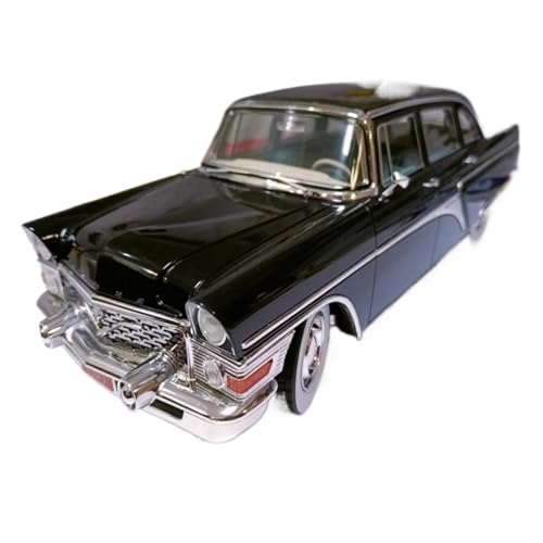 Mini Auto Spielzeug 1 18 Für GAZ Seagull Viertürige Limousine Im Maßstab 1:18 Modell GAZ13 Chaika Weiß-schwarz Retro-Innendekoration Wohnkultur(Black) von CYQOCD