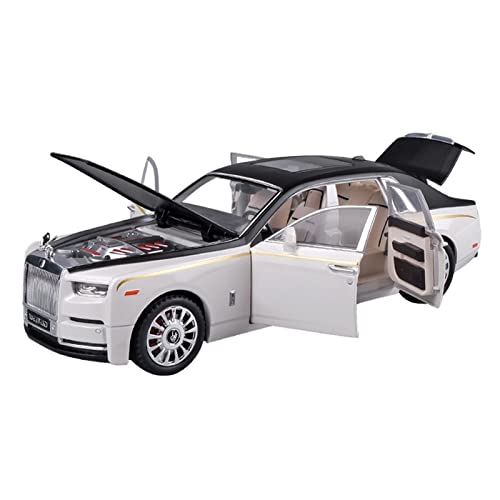 Mini Auto Spielzeug 1 18 Für Rolls-Royce Phantom Alloy Diecast Modellauto Sound Und Licht Zurückziehen Spielzeug Modegeschenk Wohnkultur(A) von CYQOCD