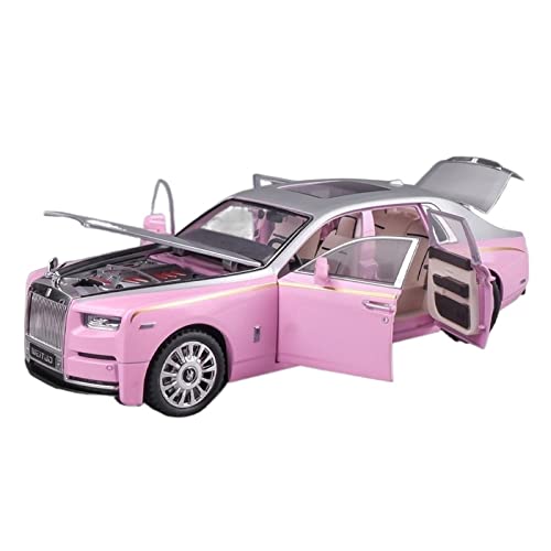 Mini Auto Spielzeug 1 18 Für Rolls-Royce Phantom Alloy Diecast Modellauto Sound Und Licht Zurückziehen Spielzeug Modegeschenk Wohnkultur(B) von CYQOCD