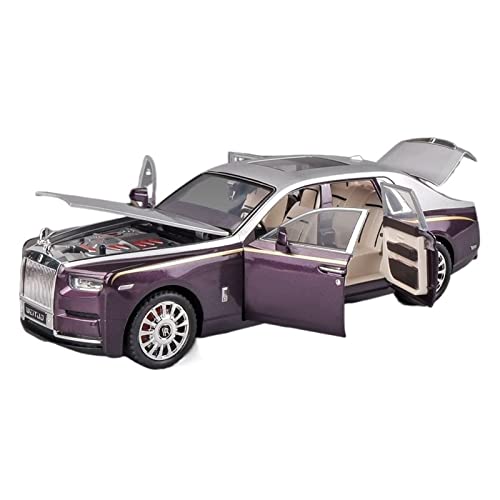 Mini Auto Spielzeug 1 18 Für Rolls-Royce Phantom Alloy Diecast Modellauto Sound Und Licht Zurückziehen Spielzeug Modegeschenk Wohnkultur(D) von CYQOCD
