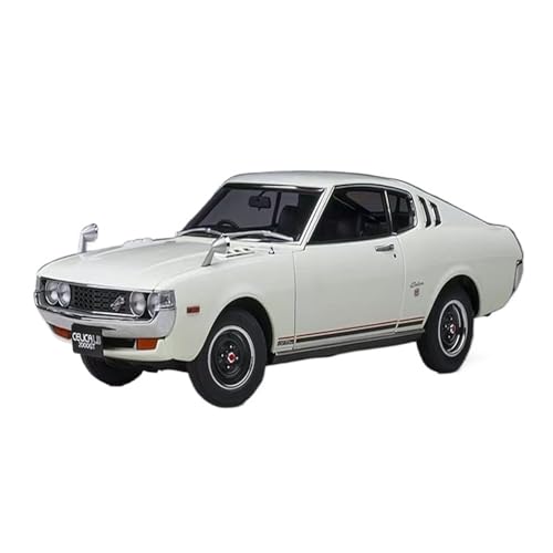 Mini Auto Spielzeug 1 18 Für Toyota Celica Liftback 2000GT 1973 Weiß Metall Diecast Skala Auto Modell Dekoration Wohnkultur von CYQOCD