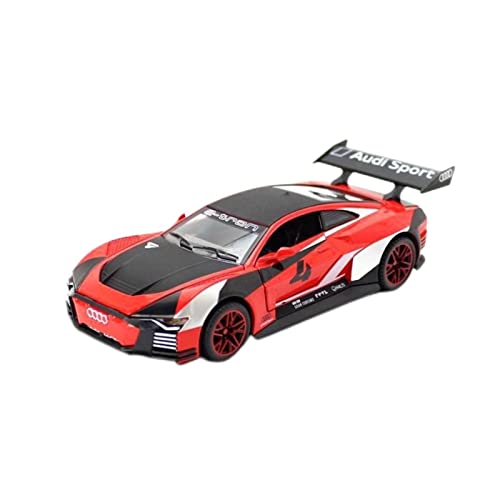 Mini Auto Spielzeug 1 32 Für Audi Alloy Diecast Car Model Toy 4 Türen Mit Licht Geöffnet Und Zurückgezogen Wohnkultur(Rot) von CYQOCD