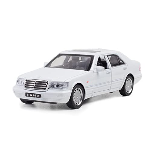 Mini Auto Spielzeug 1 32 Für S-W140 Legierung Diecast Automodell Spielzeug Metallkörper Mit Zurückziehfunktion Wohnkultur(C) von CYQOCD