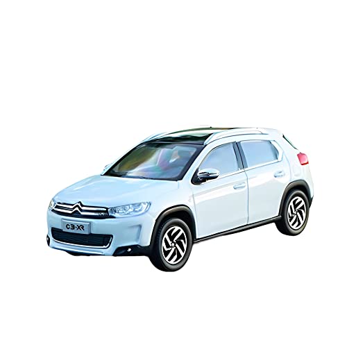 Mini Auto Spielzeug 1 43 Für Citroen C3 XR Legierung Simulation Auto Modell Erwachsene Sammlerstücke Souvenir Display Ornament Wohnkultur(White) von CYQOCD
